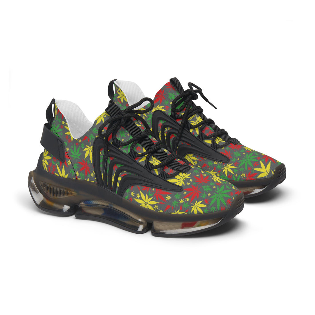 Ash Tropical Rasta Toned Women's Mesh Knit Sneakers