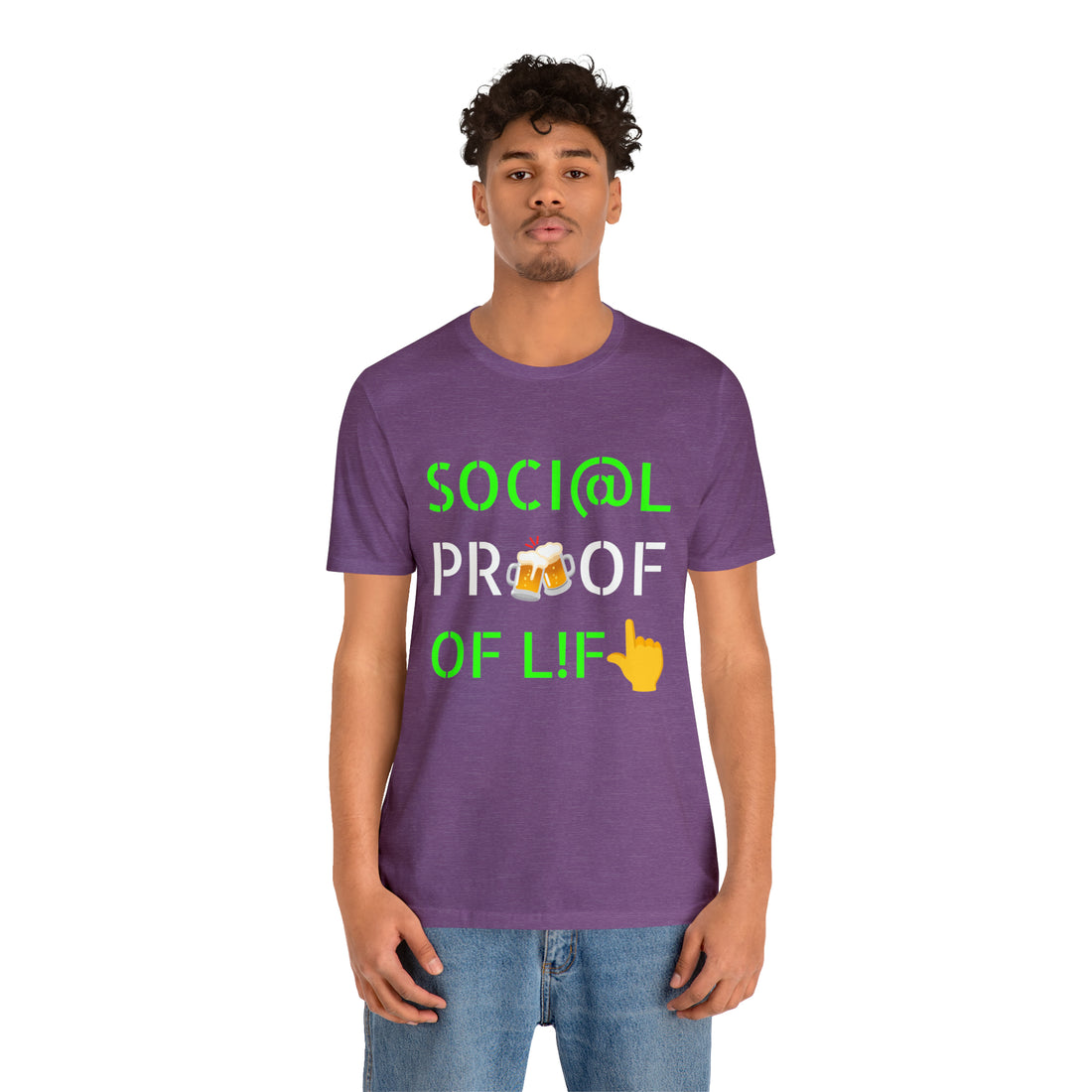 Unisex Social Proof Jersey Tee