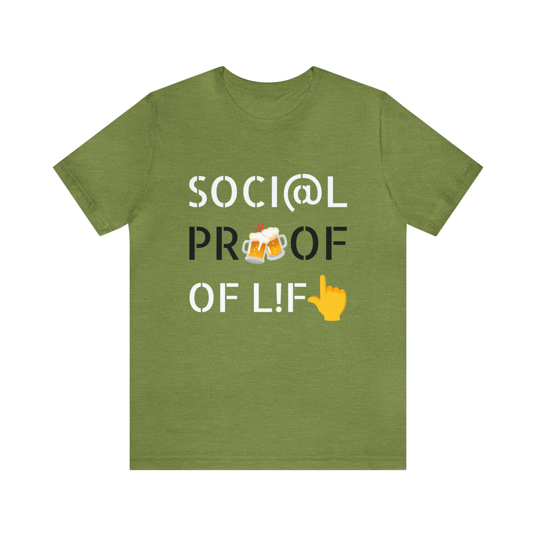 Unisex Social Proof Jersey Tee