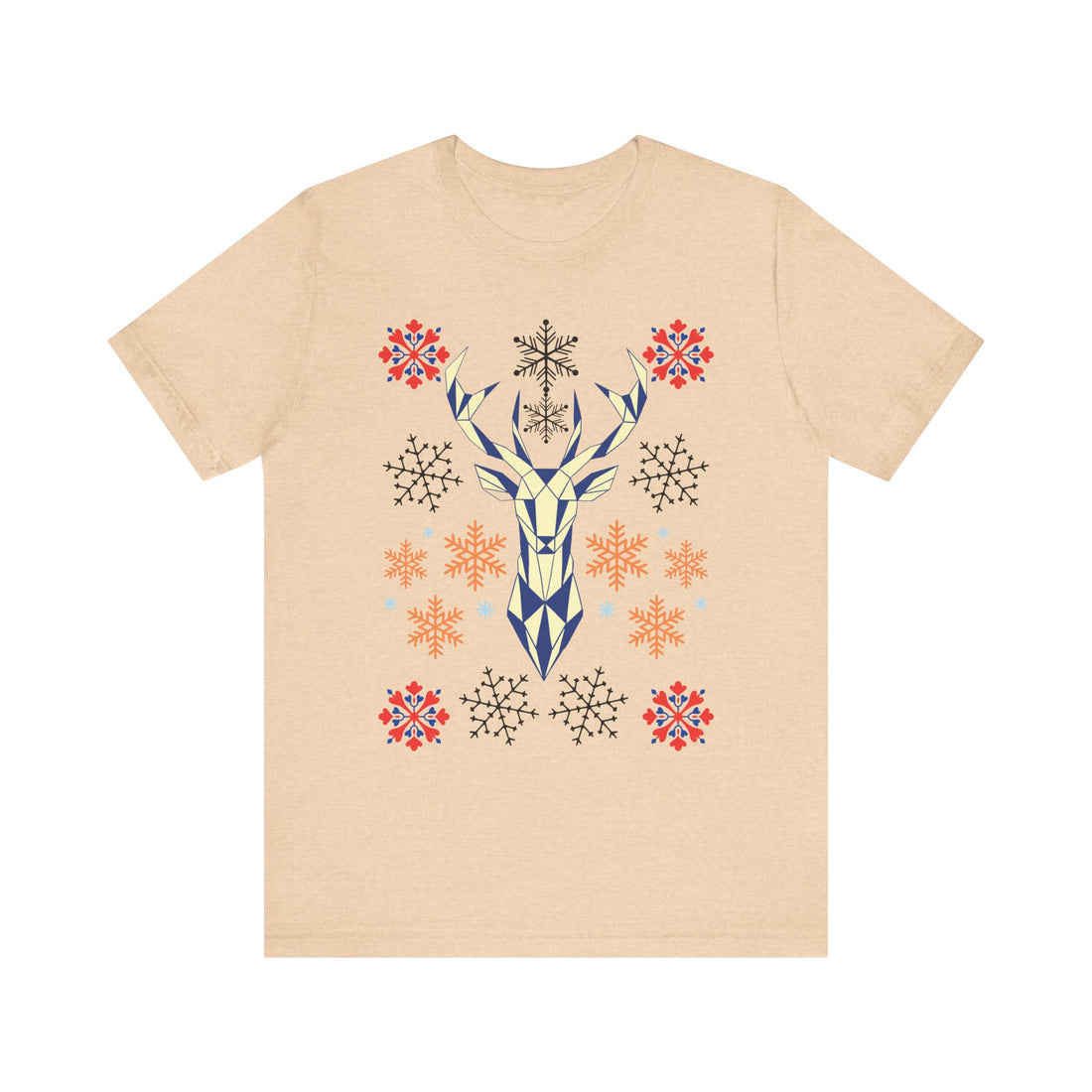 Stag Print Unisex Jersey Tee