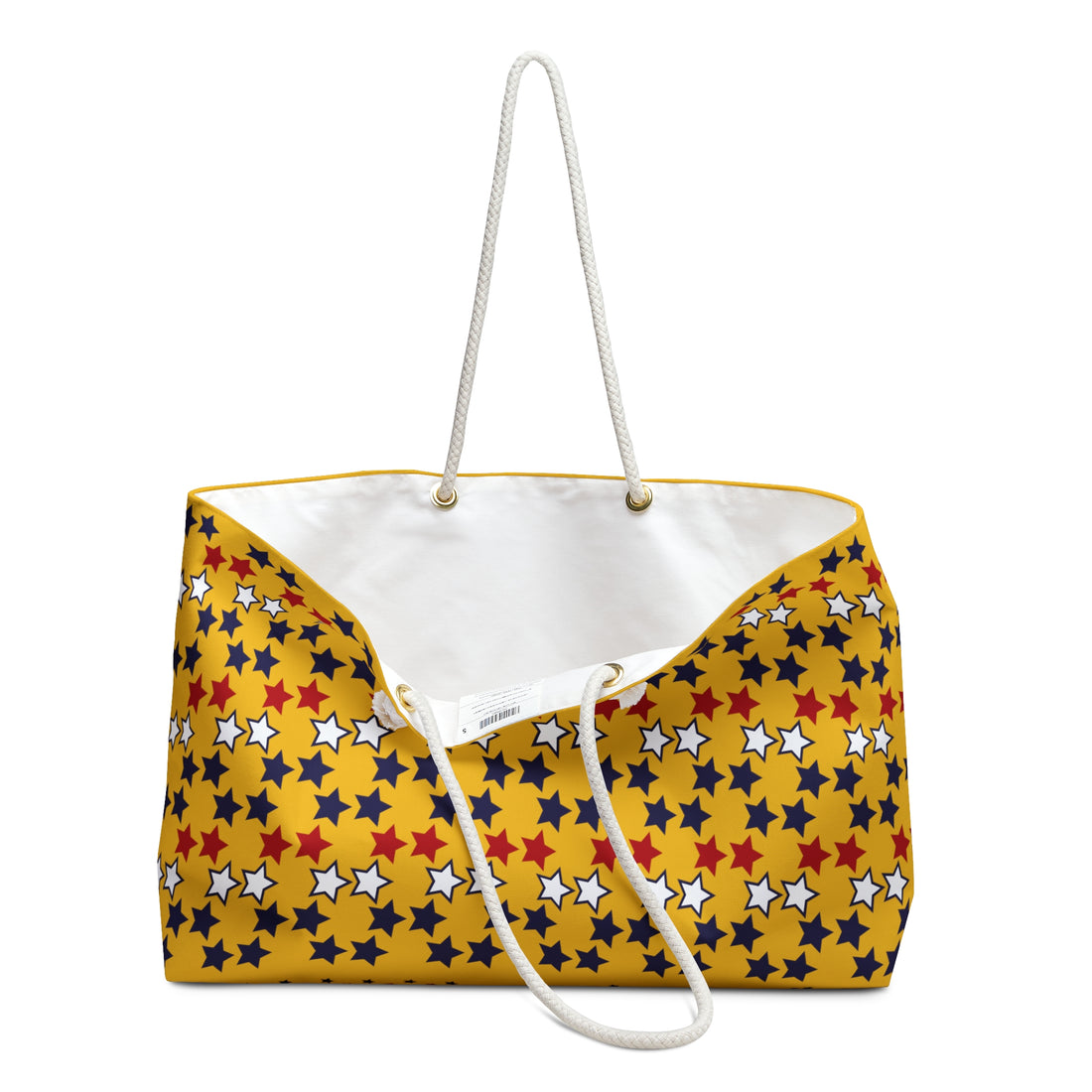 Yellow Starry Weekender Tote Bag
