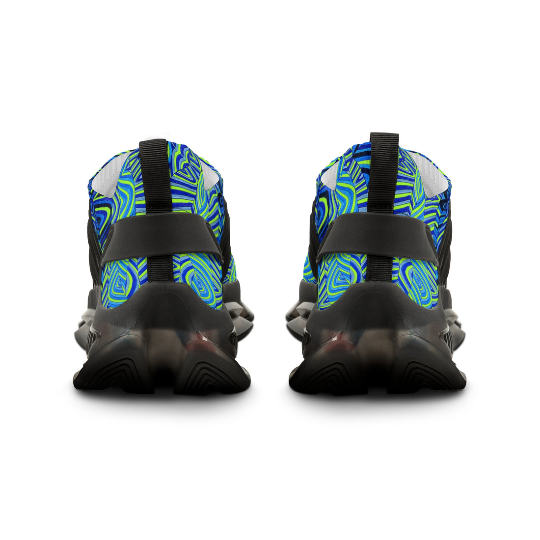 Neon Green Sonic OTT Men's Mesh Knit Sneakers