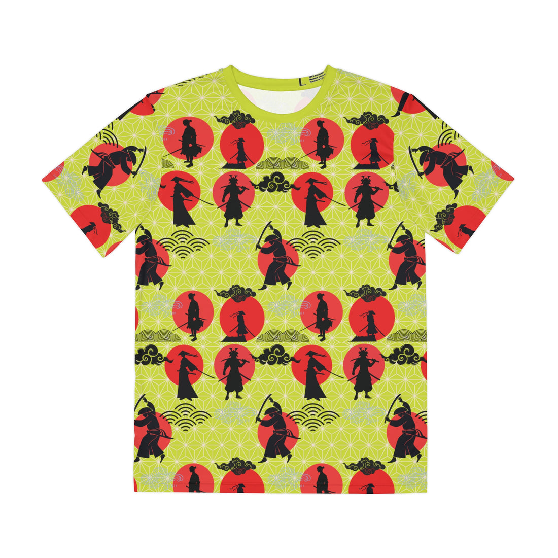 Lime Samurai Men's Polyester Tee (AOP)