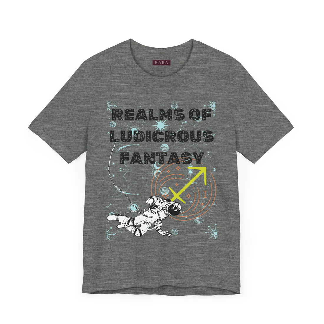 Fantasy Realm Typography Unisex Jersey Tee