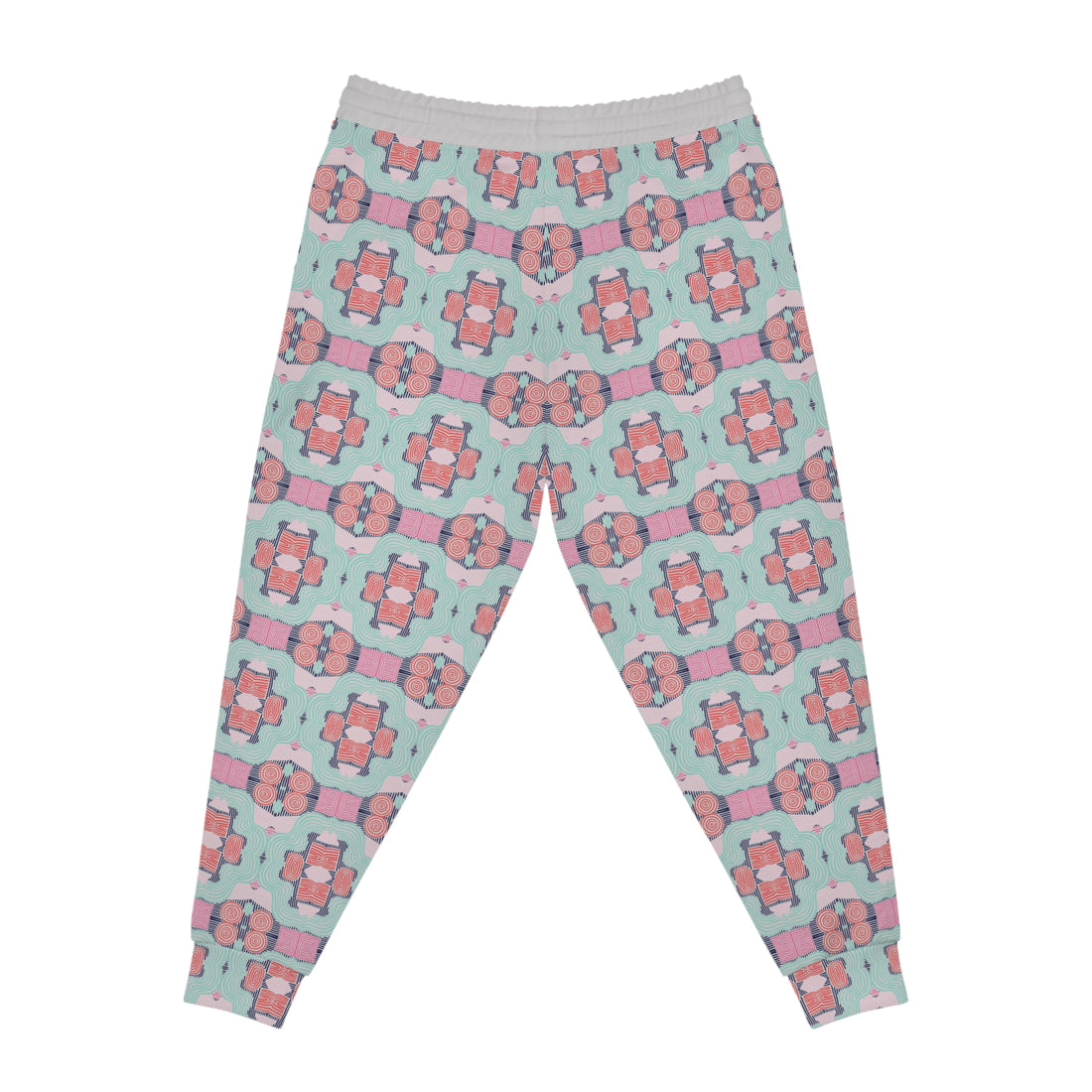 Slate Geometric Print Unisex Joggers