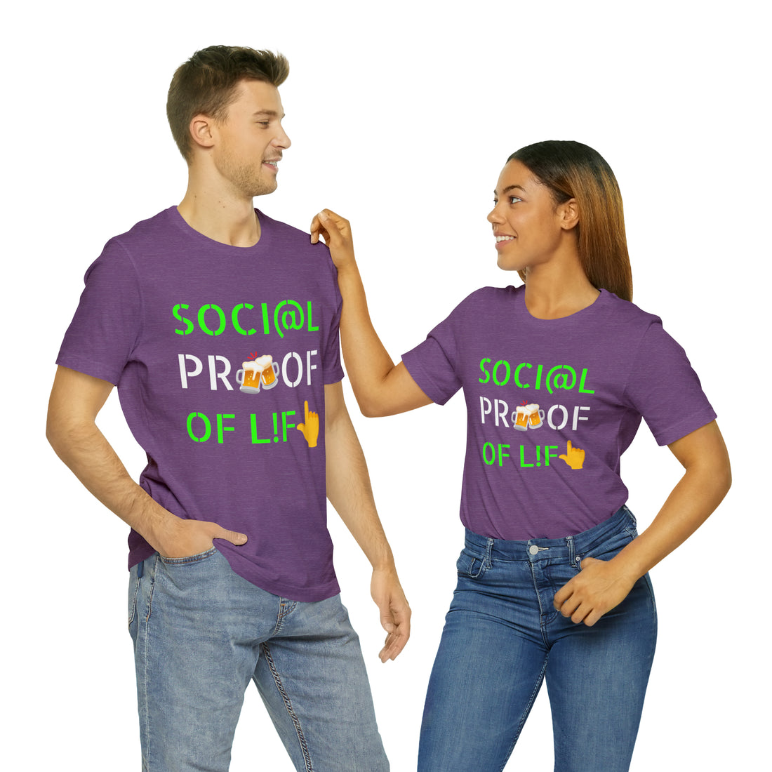 Unisex Social Proof Jersey Tee