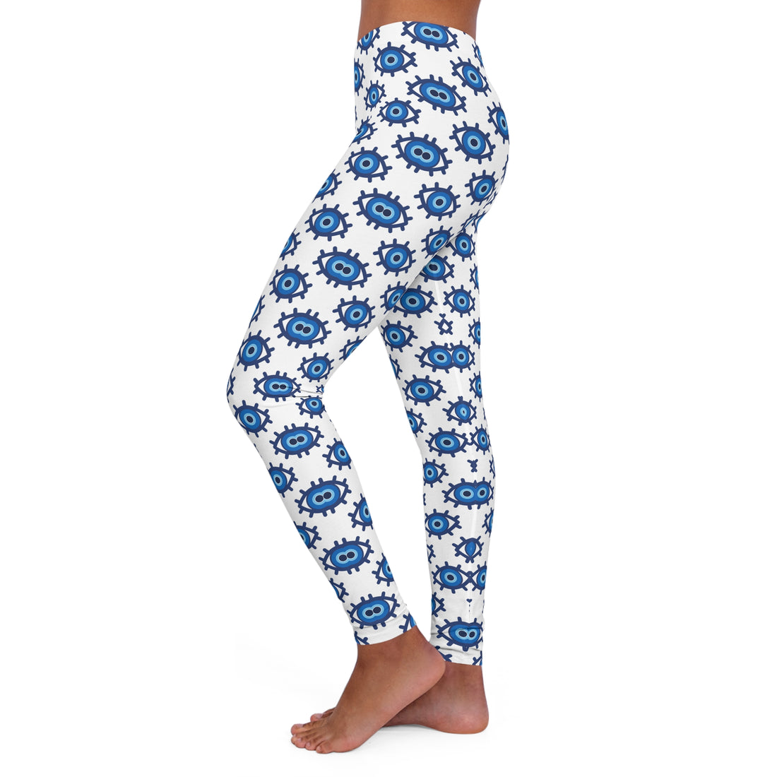 Evil Eye Print Spandex Leggings
