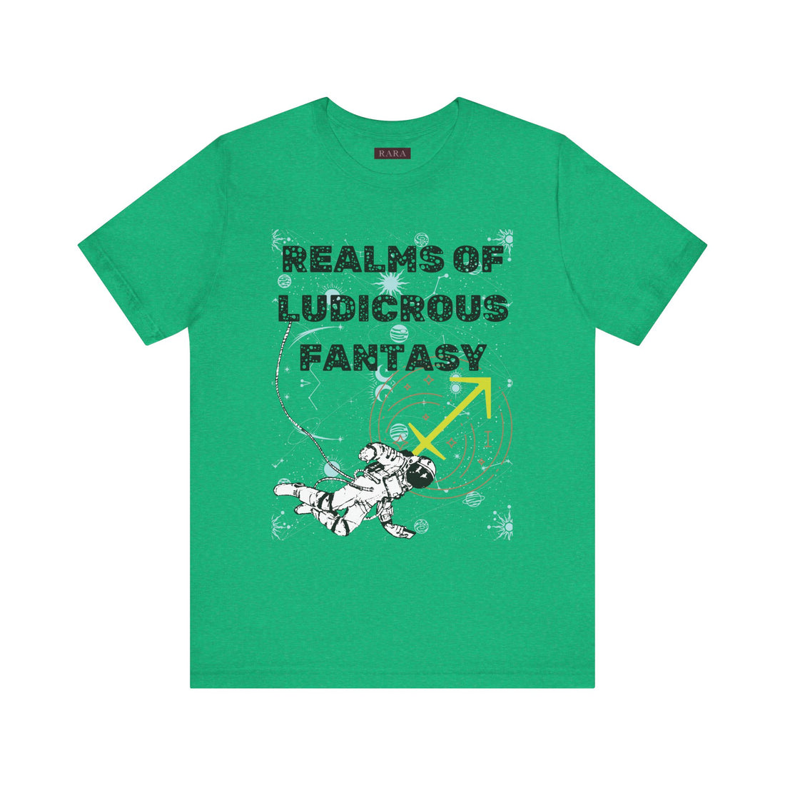 Fantasy Realm Typography Unisex Jersey Tee