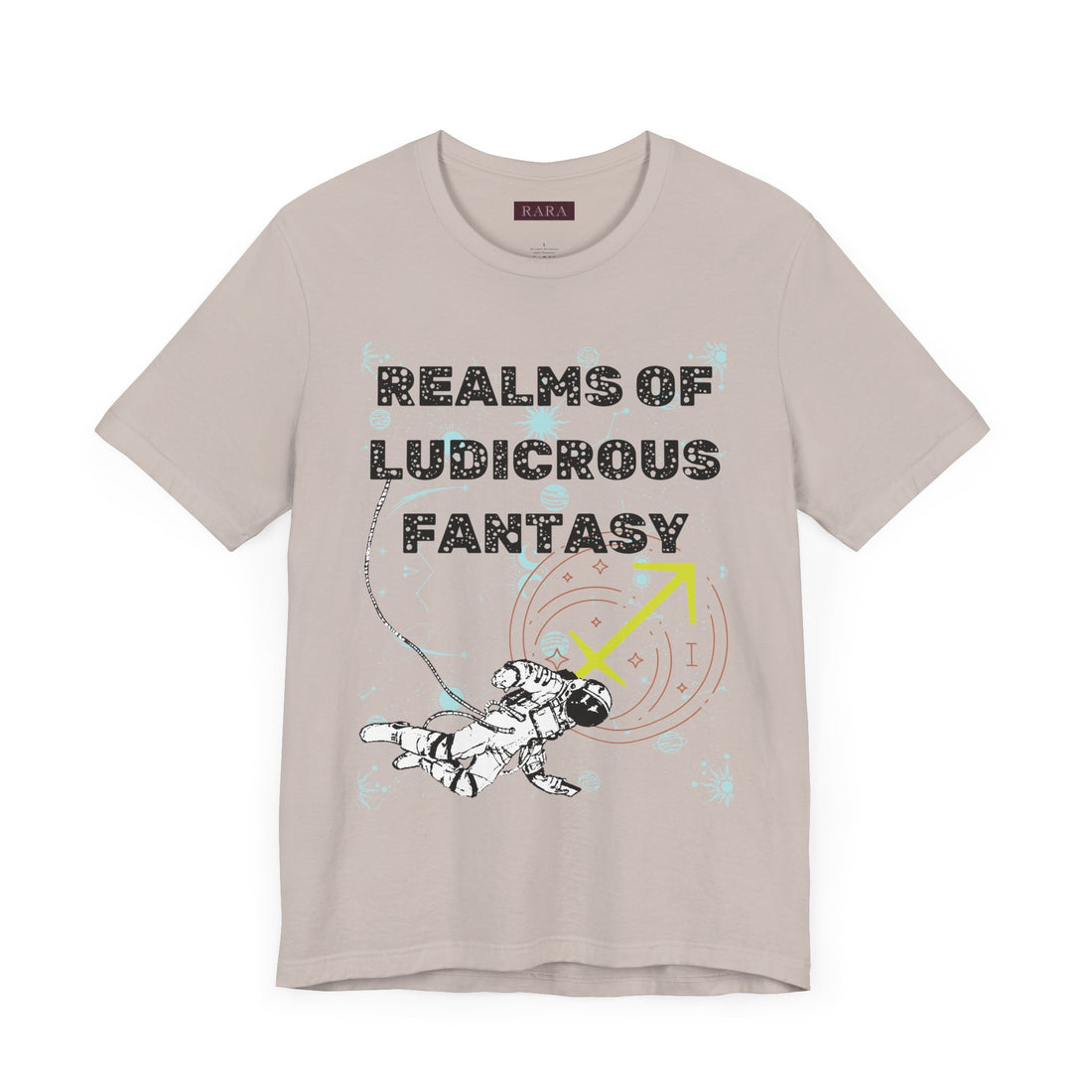 Fantasy Realm Typography Unisex Jersey Tee