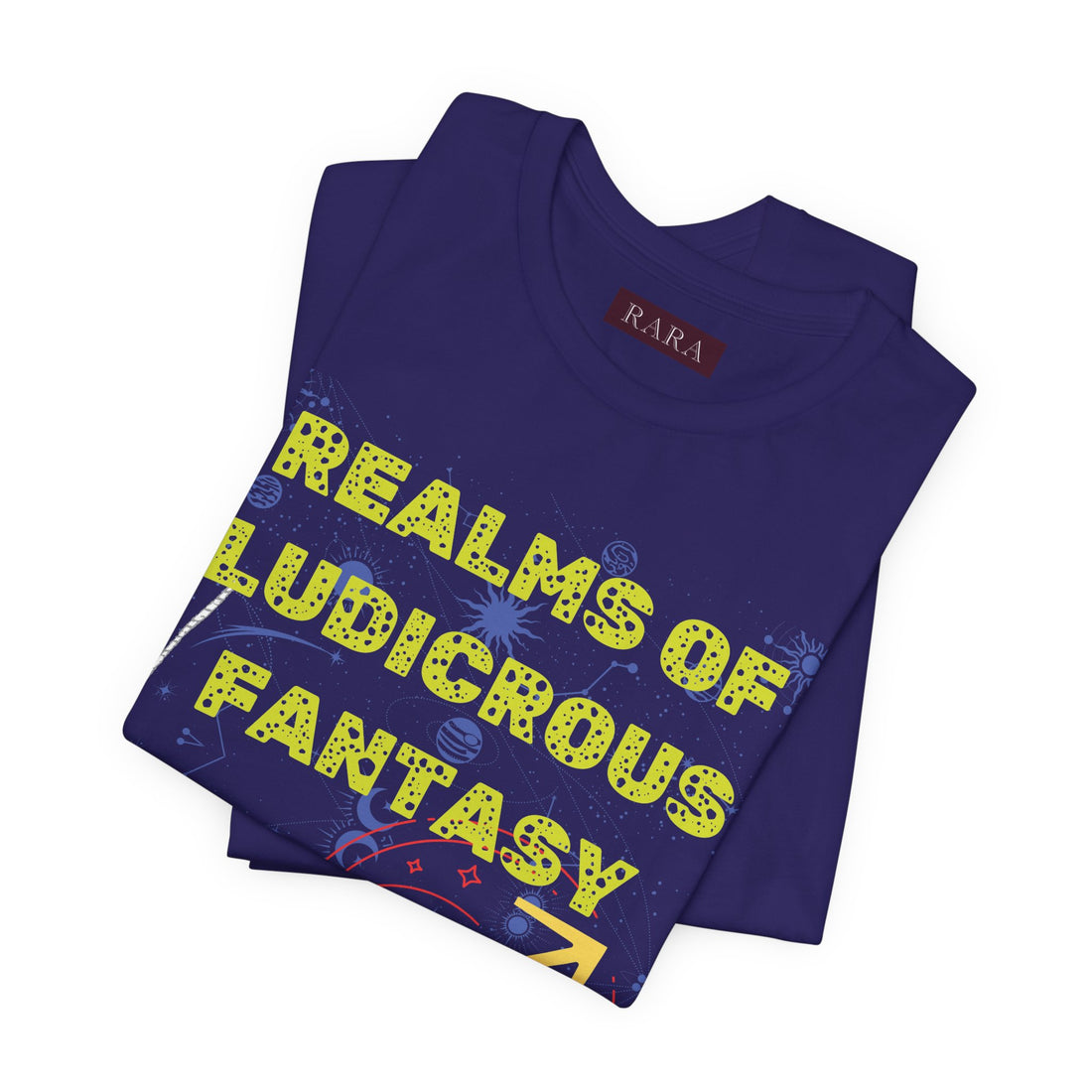 Fantasy Realm Typography Unisex Jersey Tee