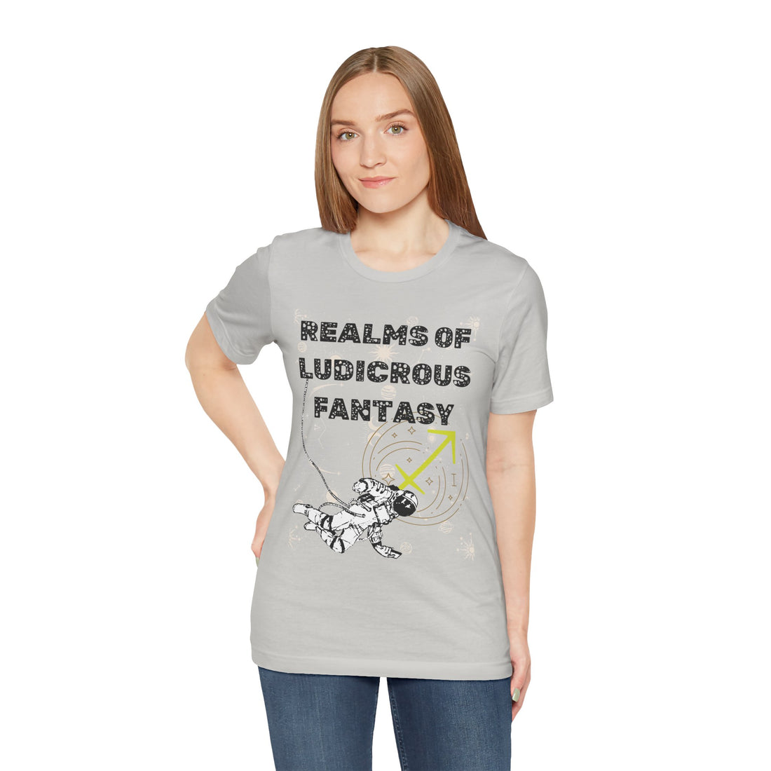 Fantasy Realm Typography Unisex Jersey Tee