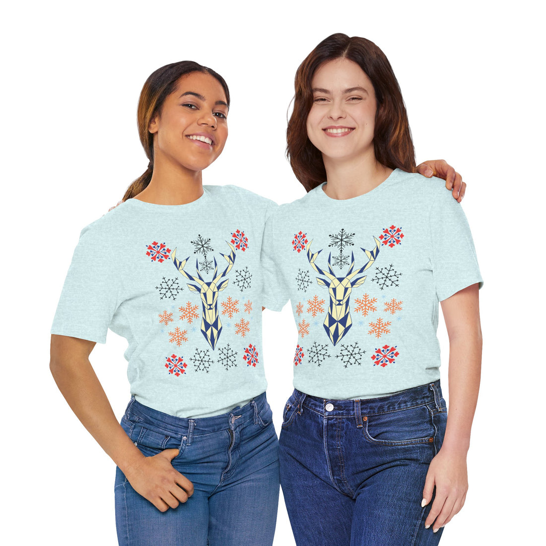 Stag Print Unisex Jersey Tee