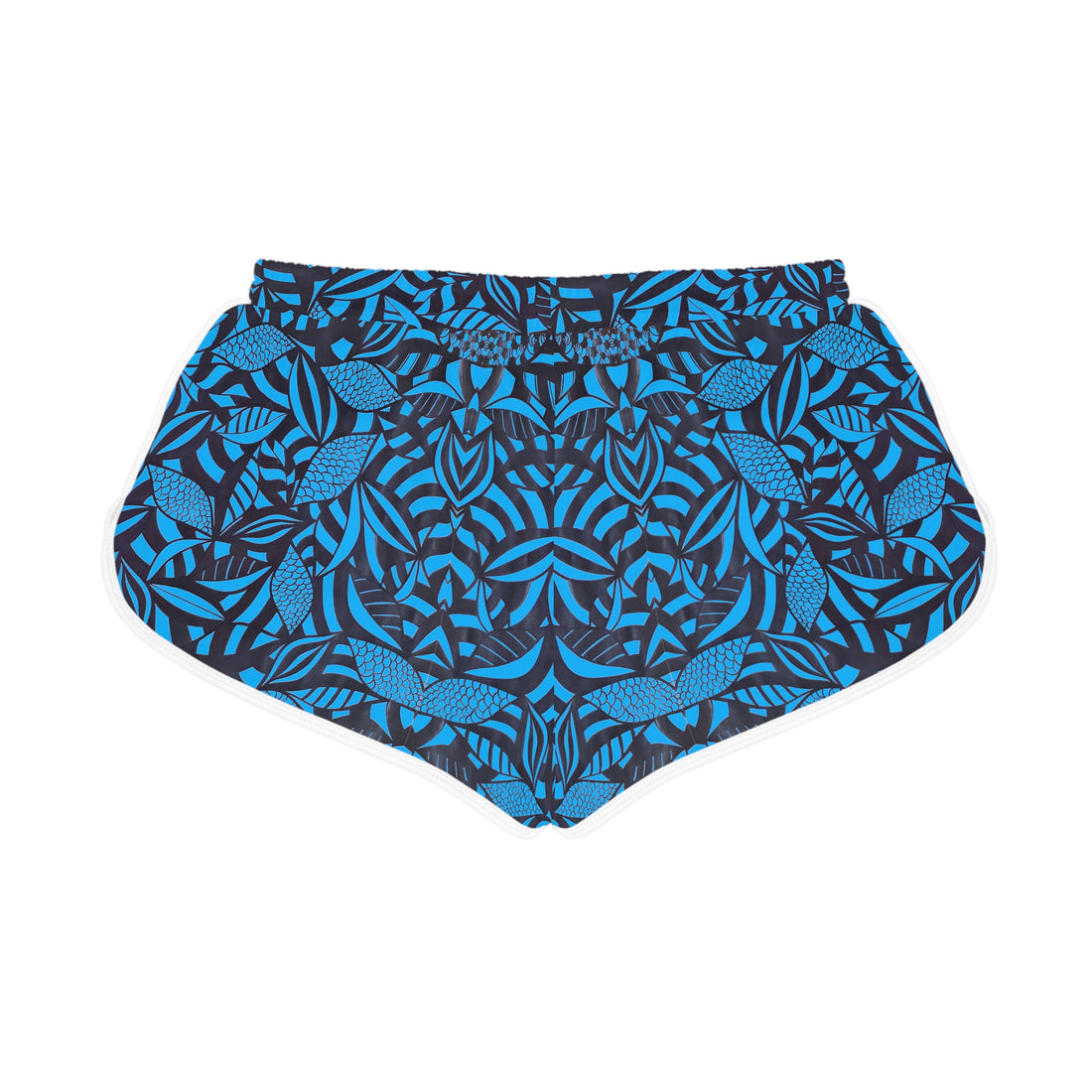 Aqua Tropical Minimalist Relaxed Shorts