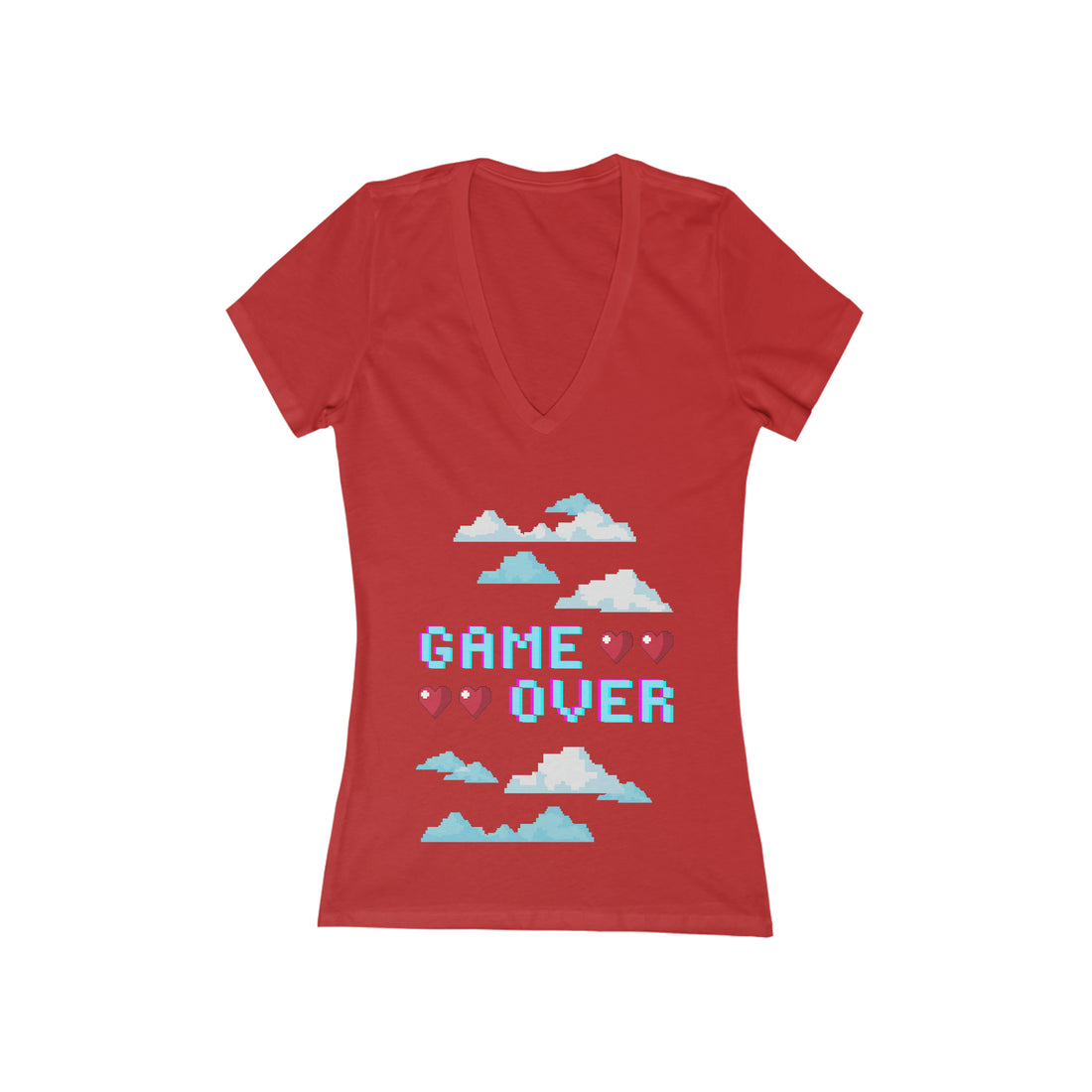 Women's Jersey Game Over V-Neck Tee