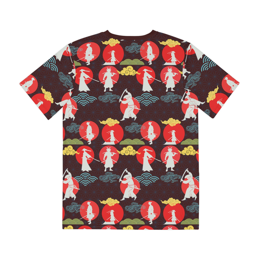 Marsala Samurai Men's Polyester Tee (AOP)