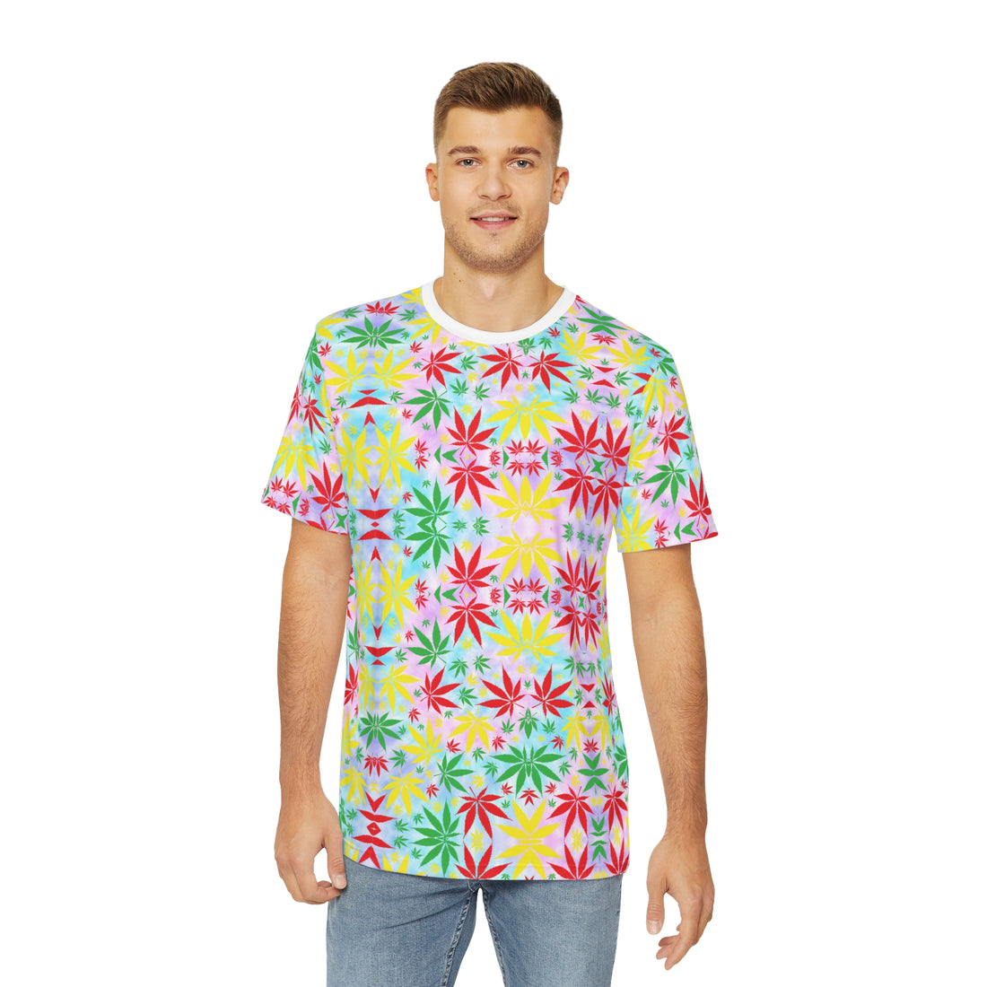 Tropical Men's Polyester Tee (AOP)