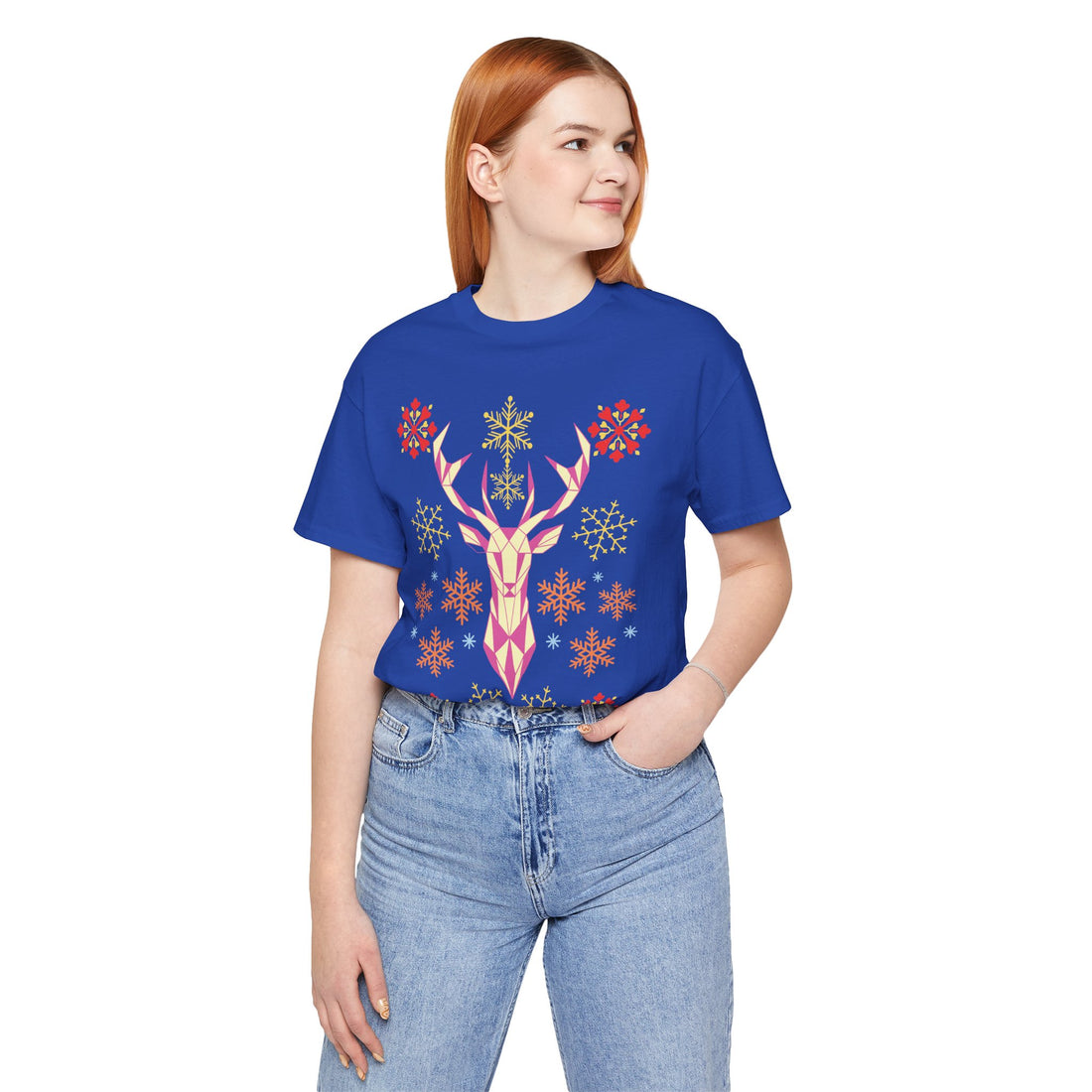 Stag Print Unisex Jersey Tee