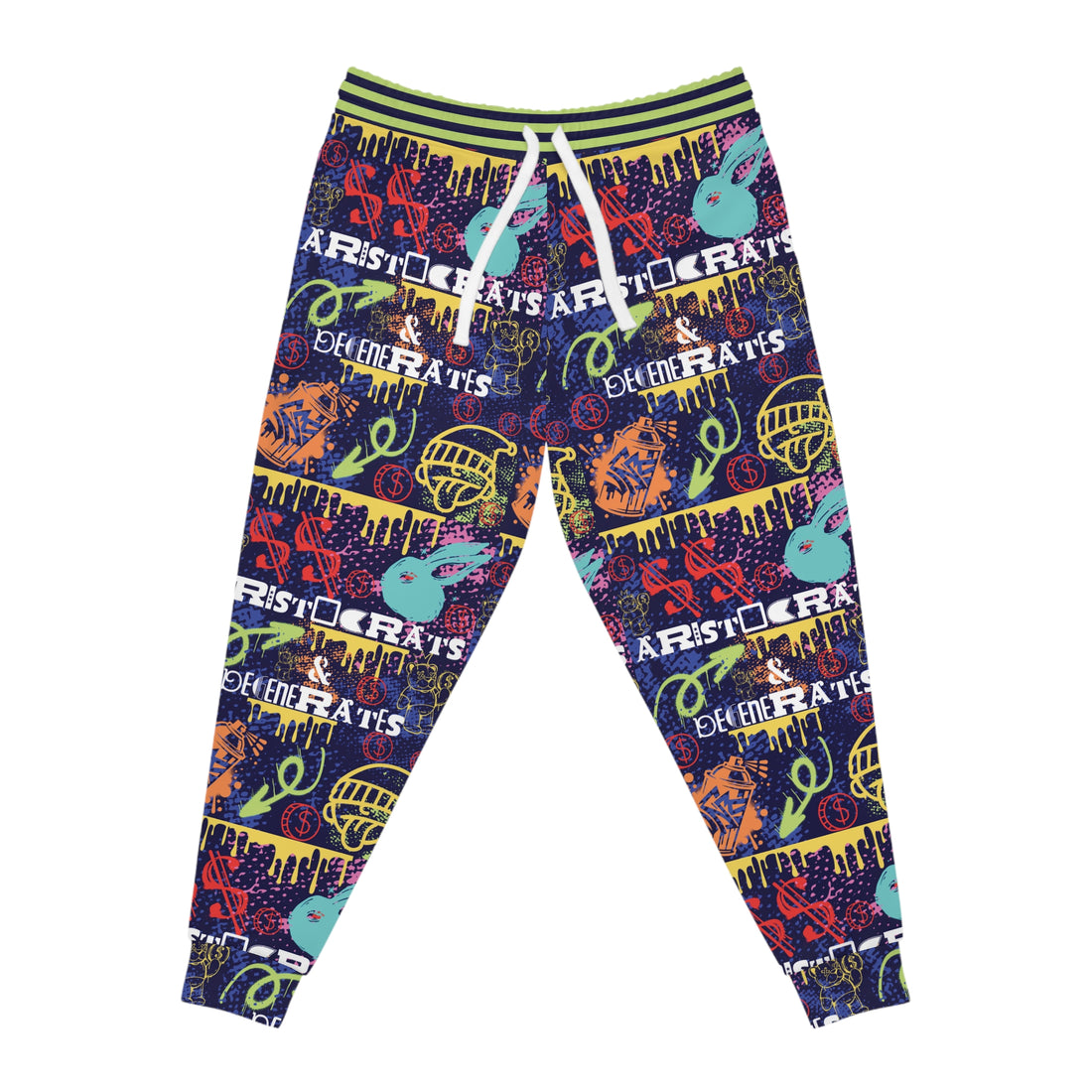 Navy Polar Graphic Unisex Joggers