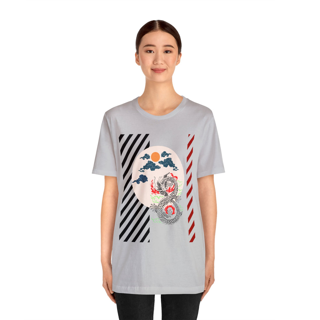 Oriental Dragon Unisex Jersey Tee