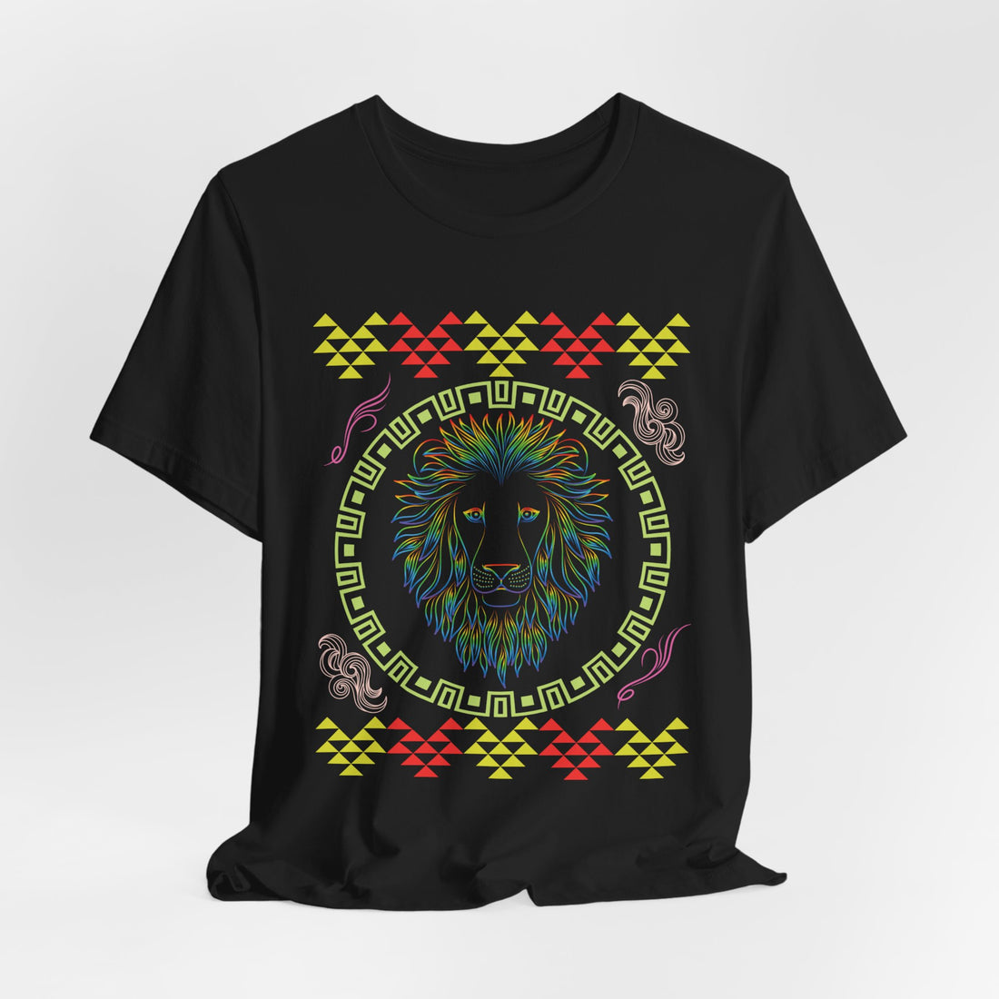 Black Lion Head Unisex Jersey Tee