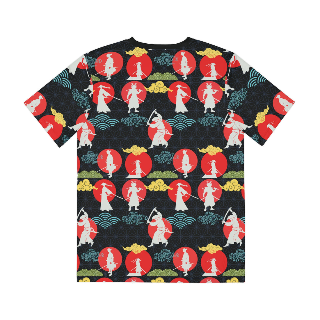 Black Samurai Men's Polyester Tee (AOP)