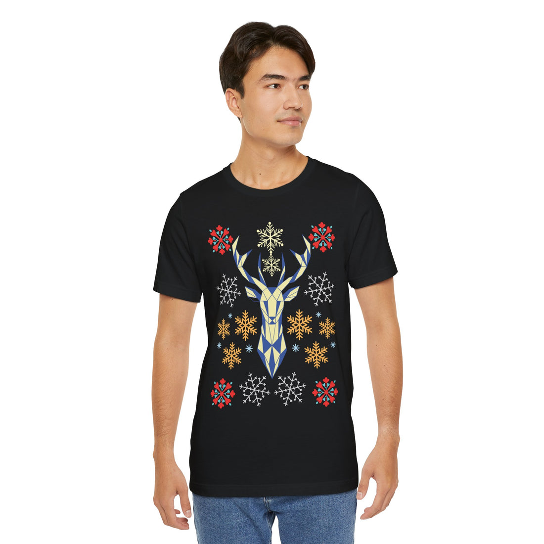 Stag Print Unisex Jersey Tee