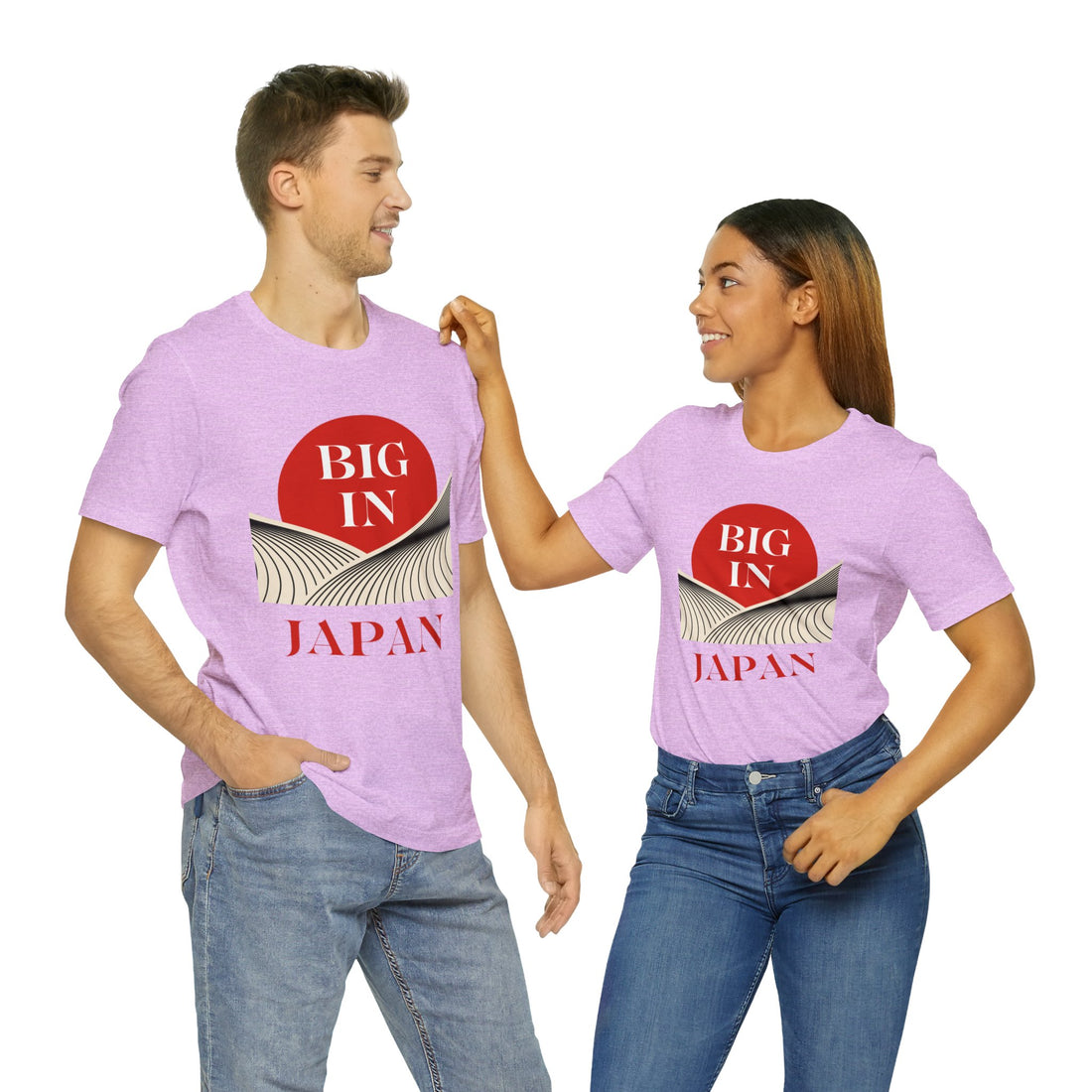 Unisex Big In Japan Typography Jersey Tee