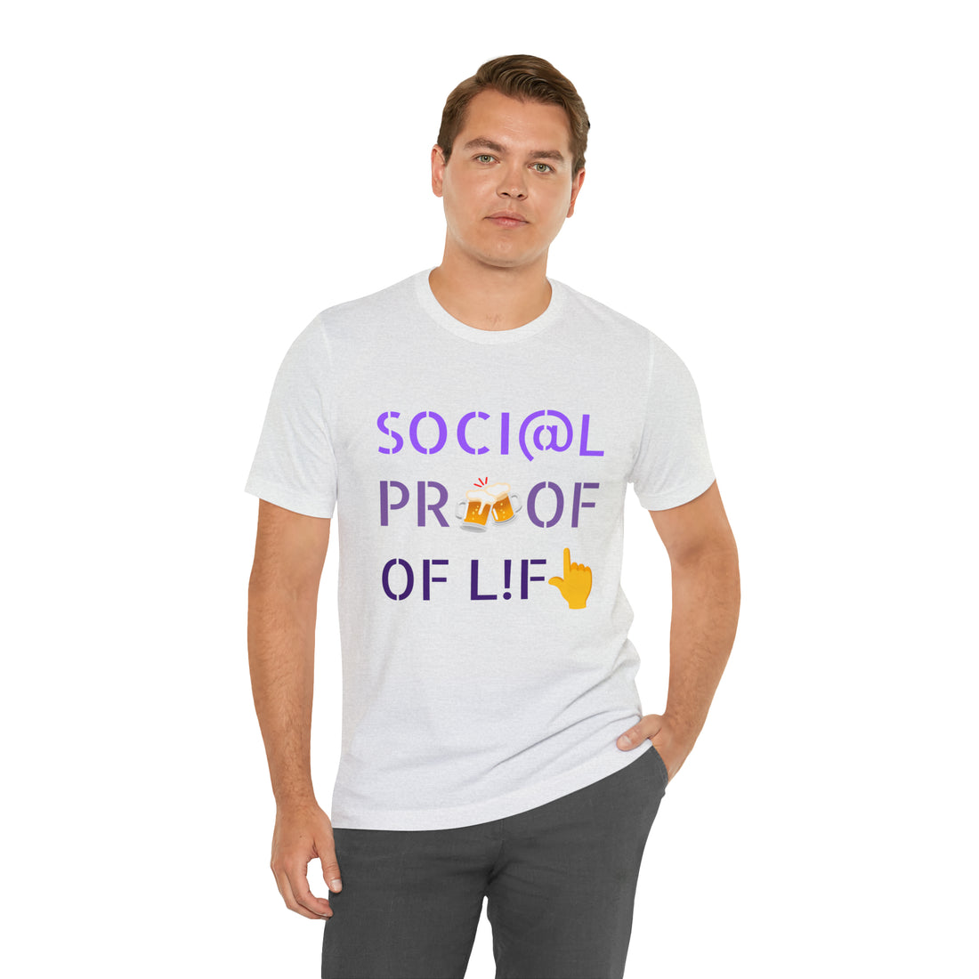 Unisex Social Proof Jersey Tee