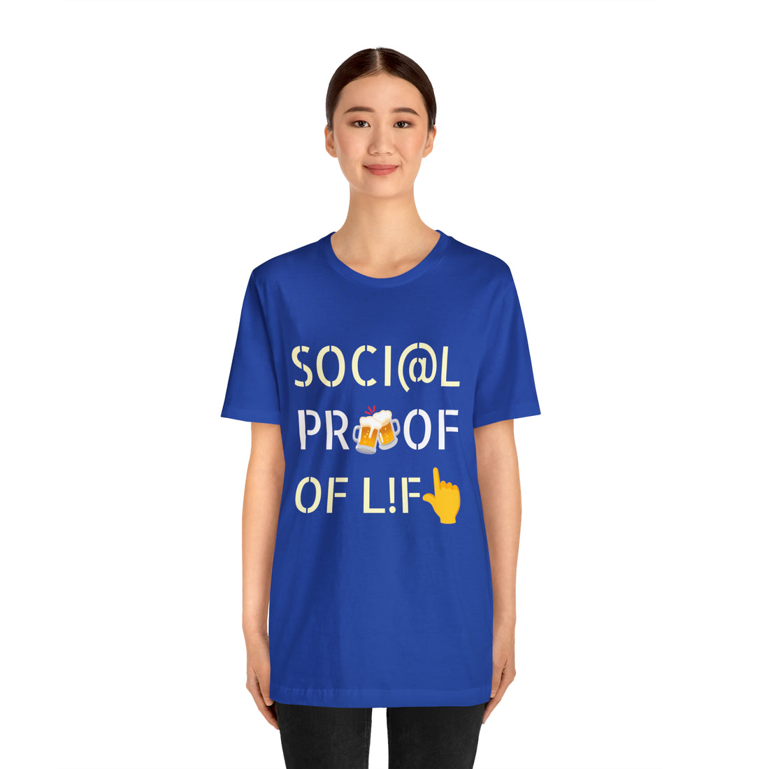 Unisex Social Proof Jersey Tee