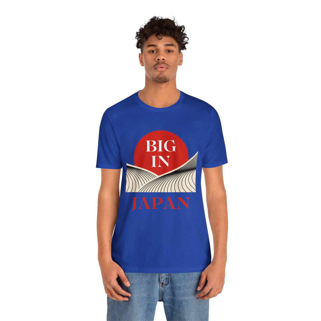 Unisex Big In Japan Typography Jersey Tee