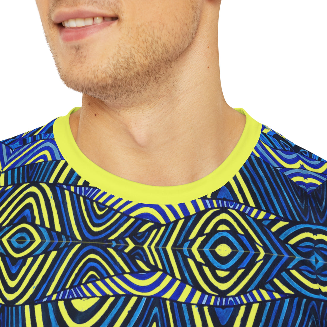 Canary Sonic Men's Polyester Tee (AOP)