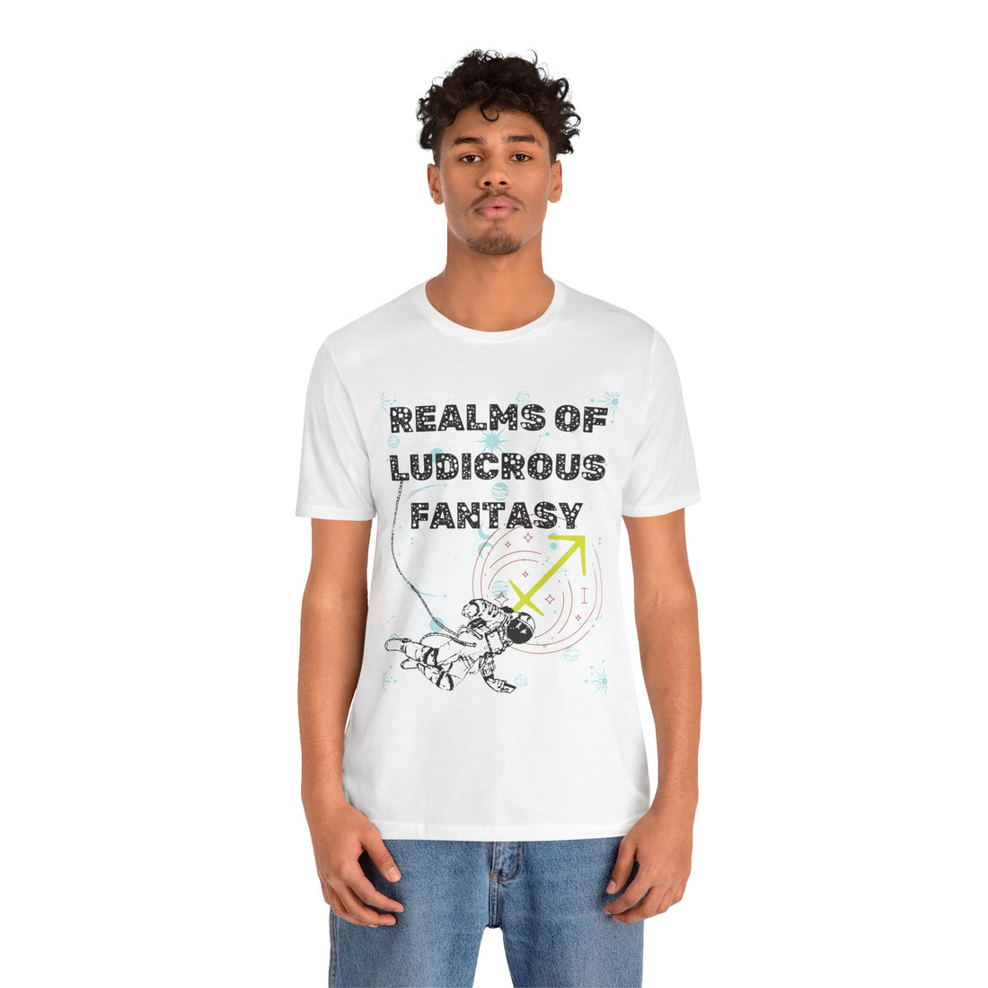 Fantasy Realm Typography Unisex Jersey Tee