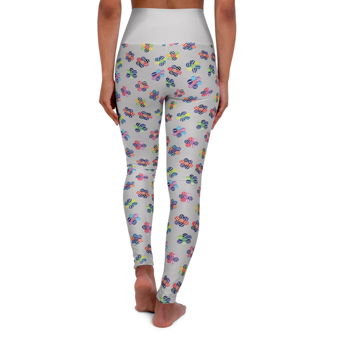 Slate Candy Florals Yoga Leggings