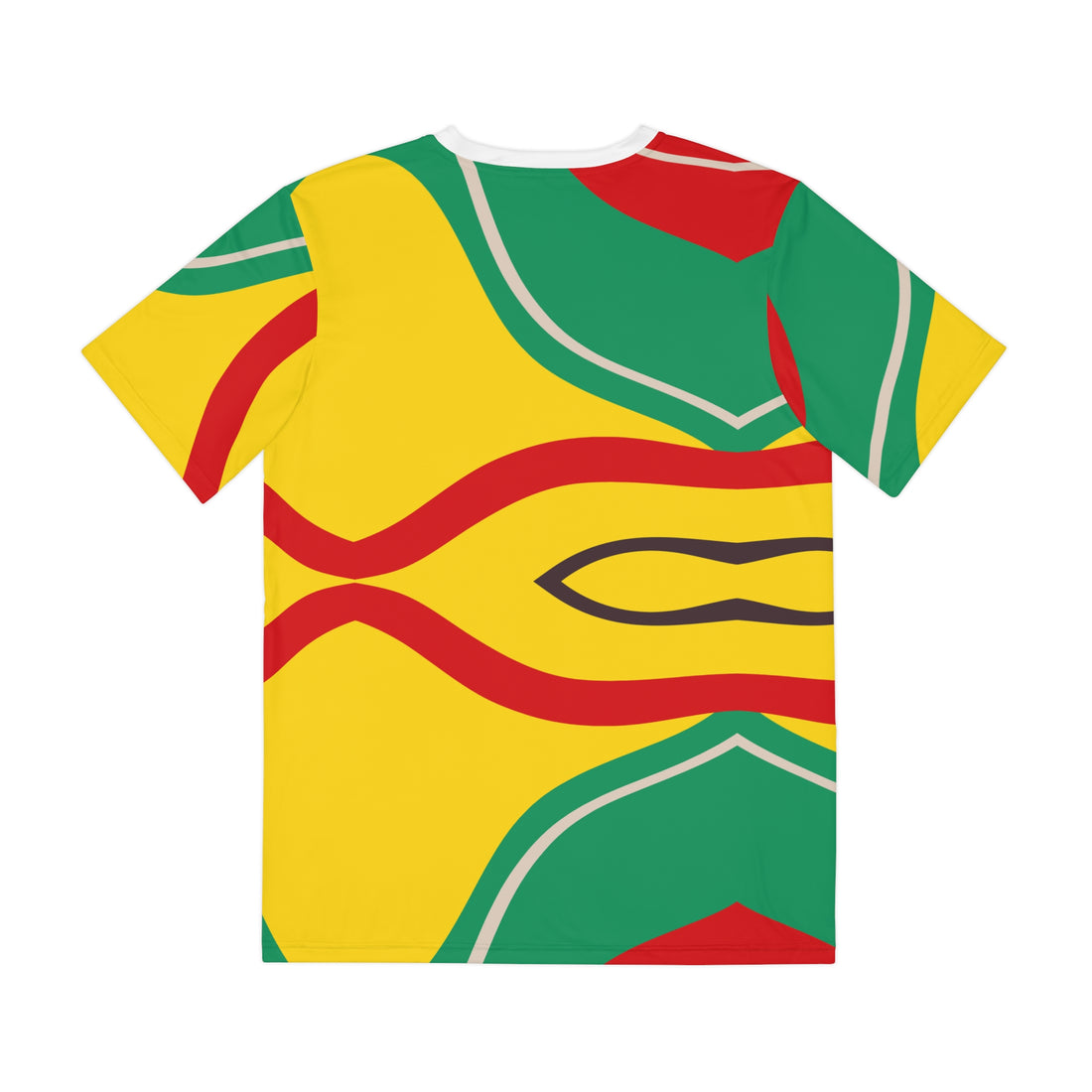 Rasta Lion Men's Polyester Tee (AOP)