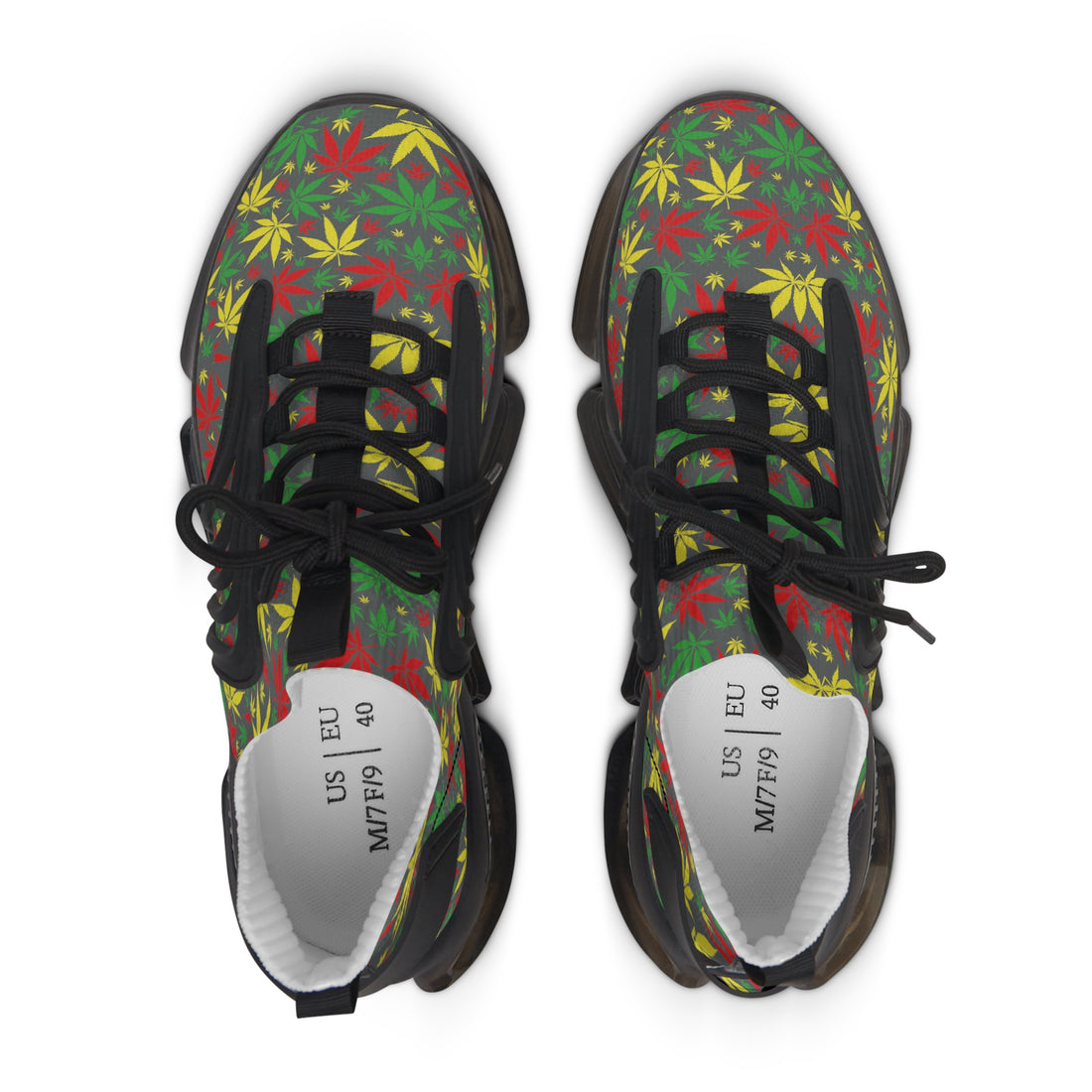 Ash Tropical Rasta Toned Women's Mesh Knit Sneakers