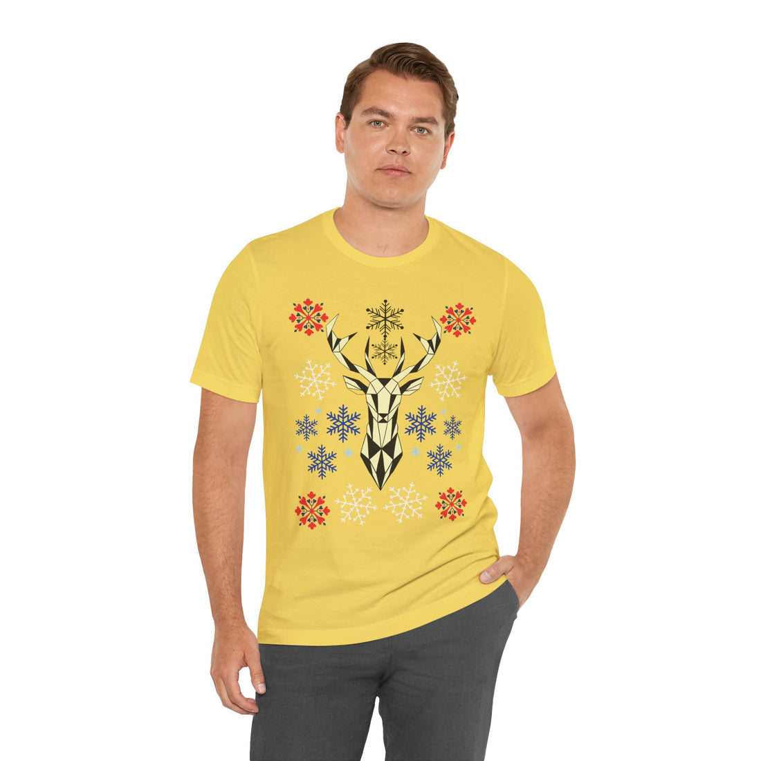Stag Print Unisex Jersey Tee