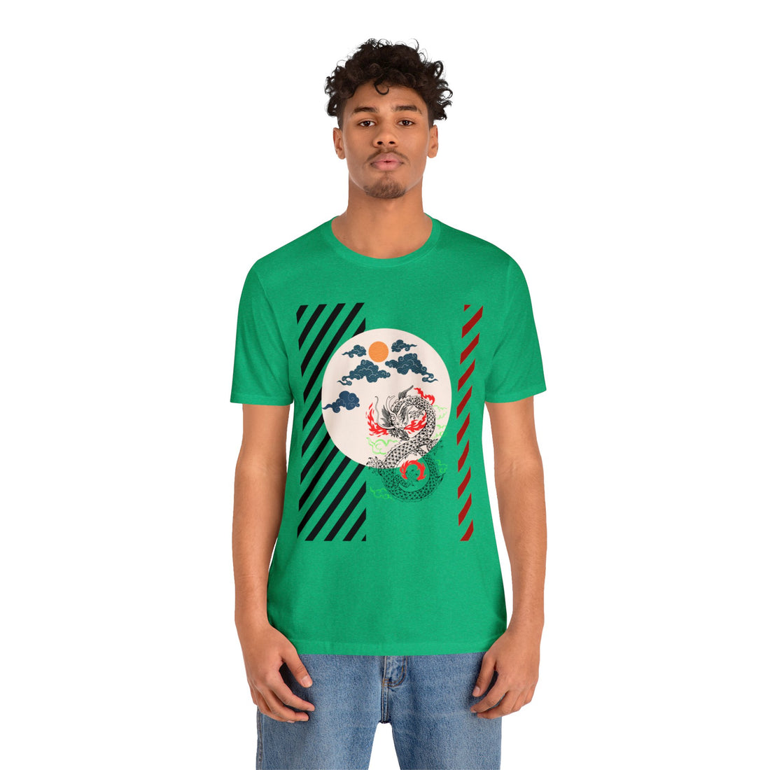 Oriental Dragon Unisex Jersey Tee