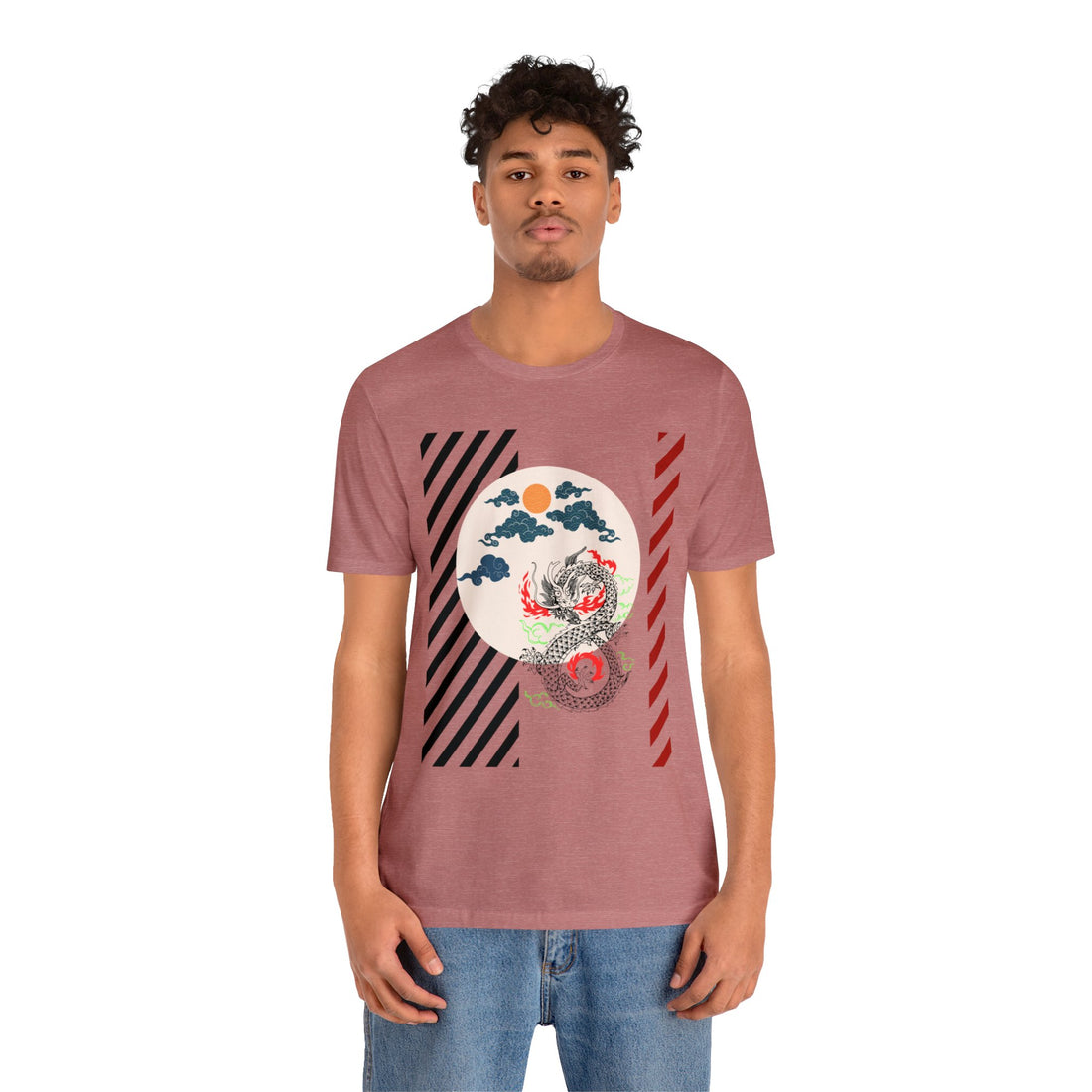Oriental Dragon Unisex Jersey Tee