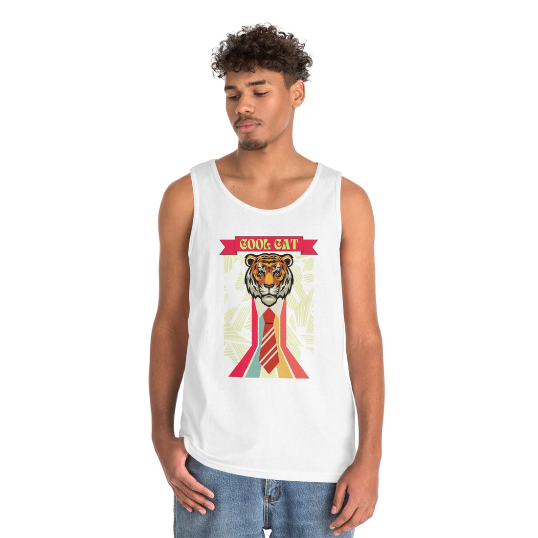Cool Cat Unisex Tank Top