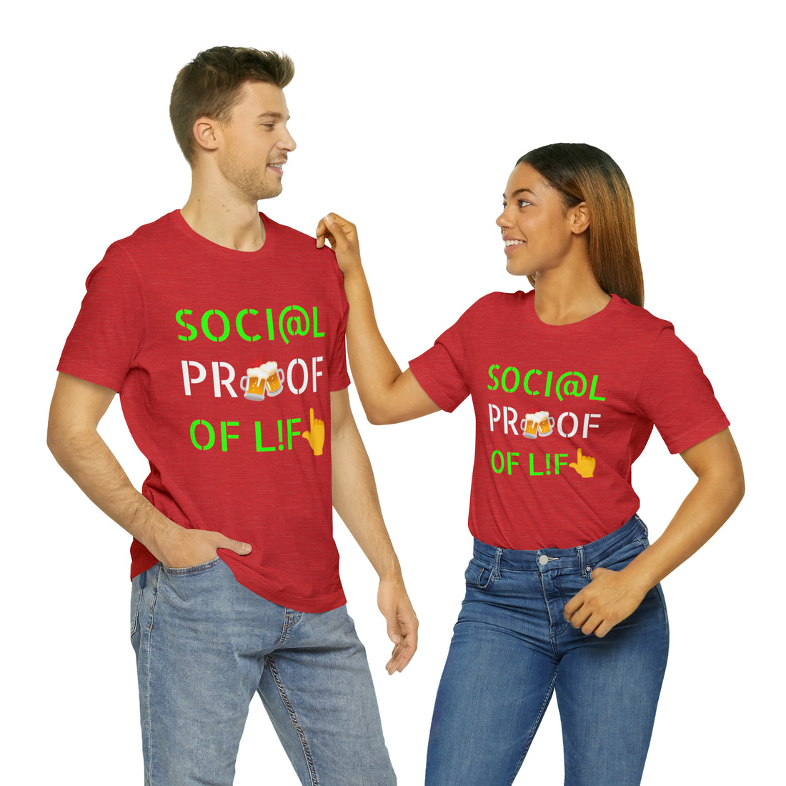 Unisex Social Proof Jersey Tee