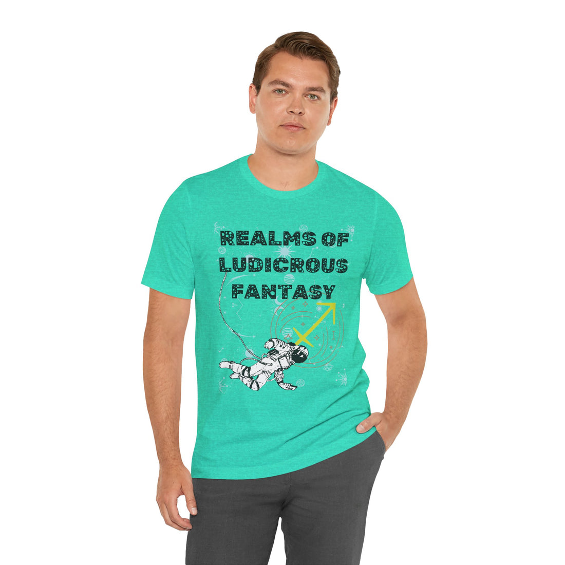 Fantasy Realm Typography Unisex Jersey Tee