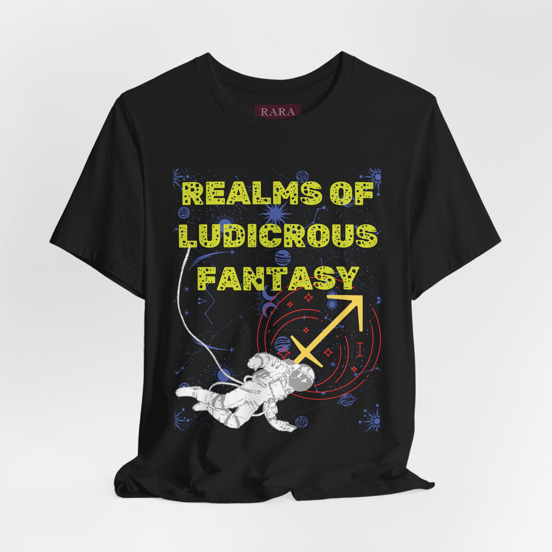 Fantasy Realm Typography Unisex Jersey Tee