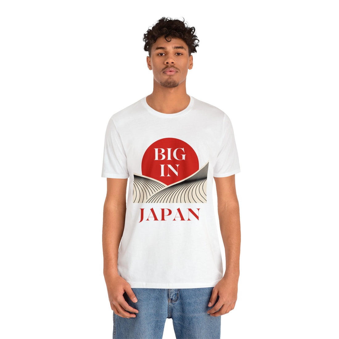 Unisex Big In Japan Typography Jersey Tee