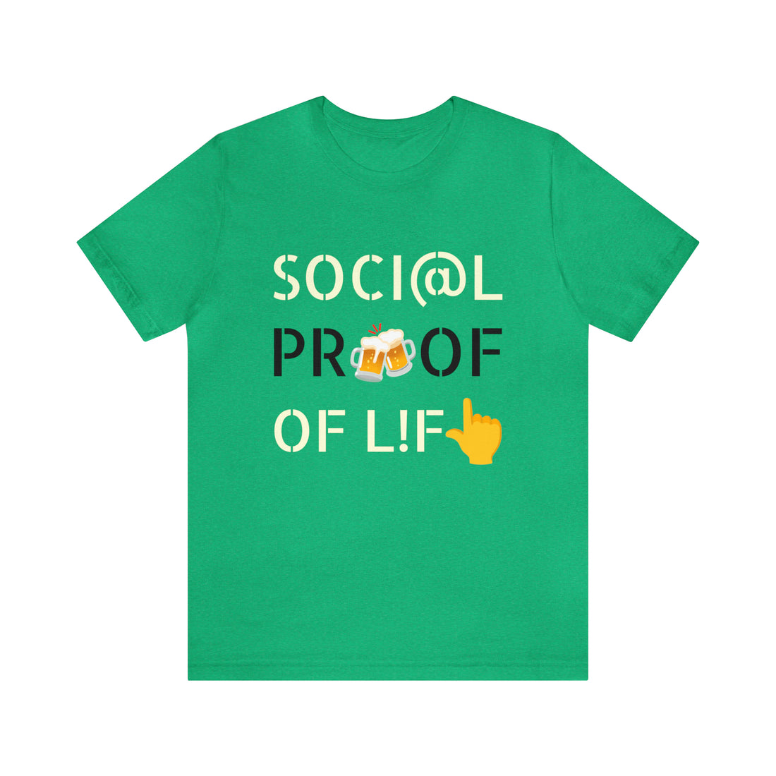 Unisex Social Proof Jersey Tee