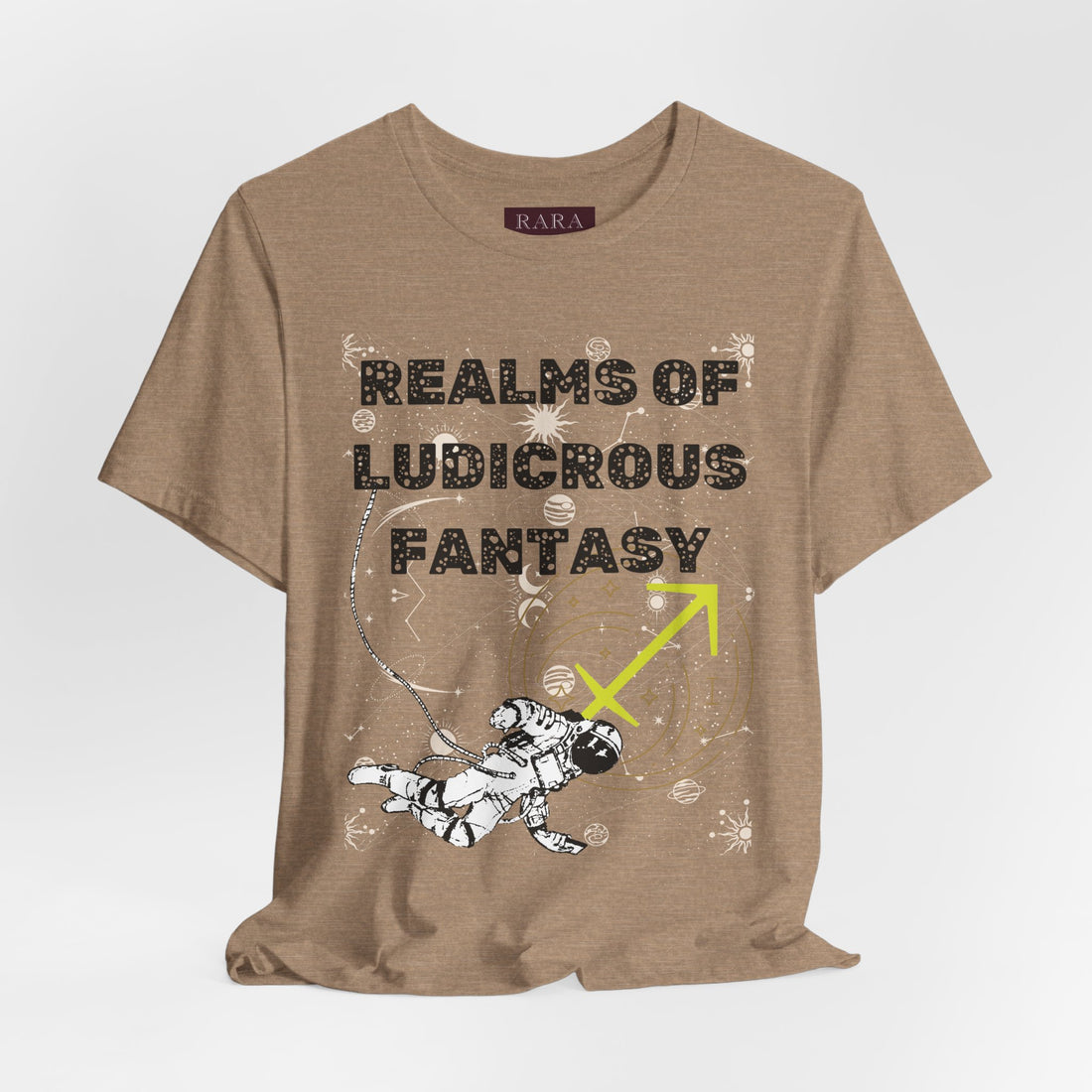 Fantasy Realm Typography Unisex Jersey Tee