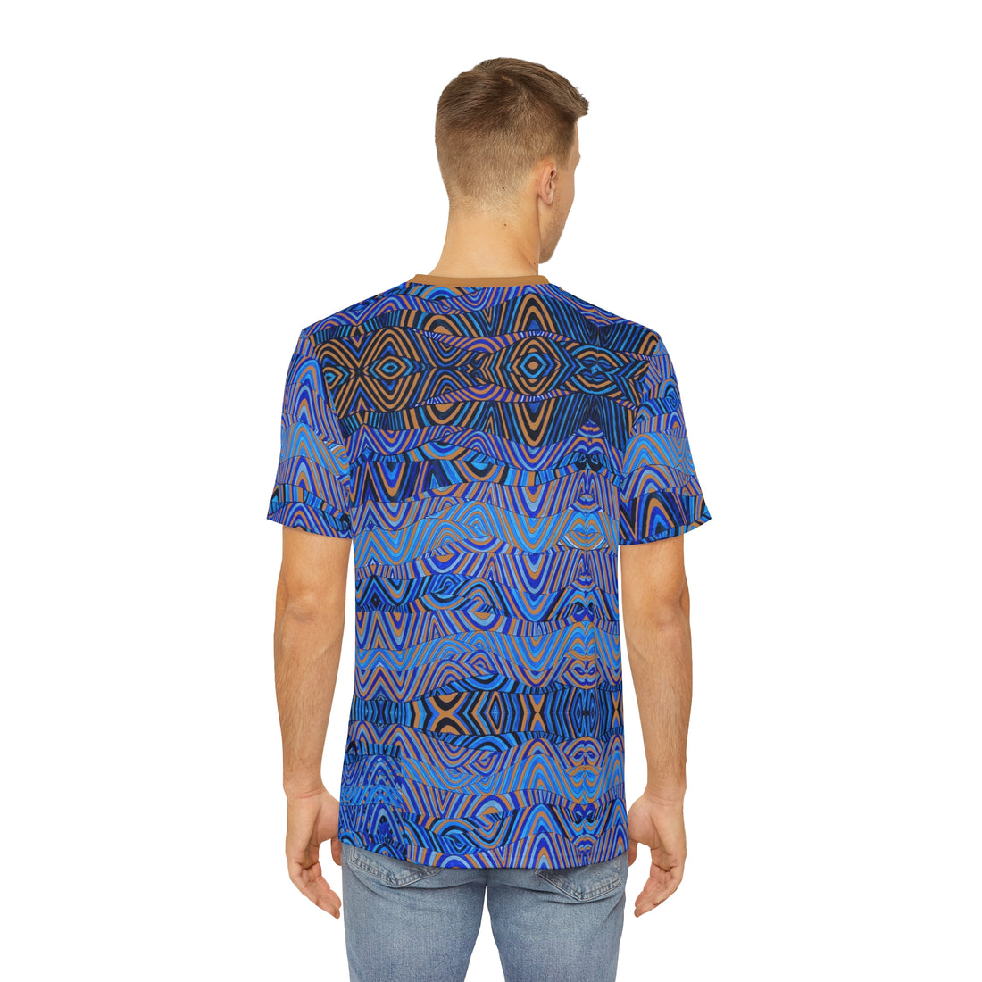 Tussock Sonic Men's Polyester Tee (AOP)