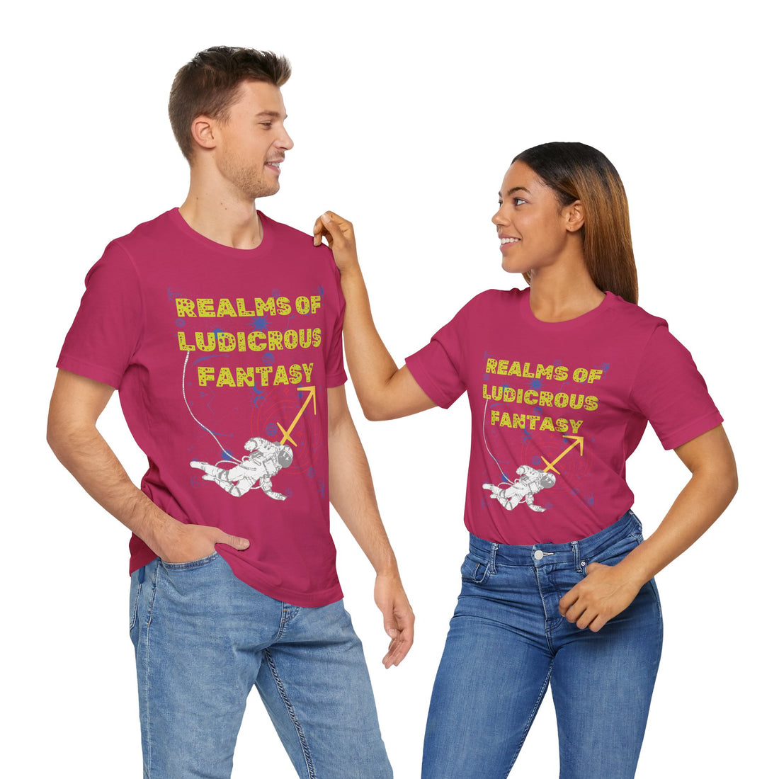 Fantasy Realm Typography Unisex Jersey Tee