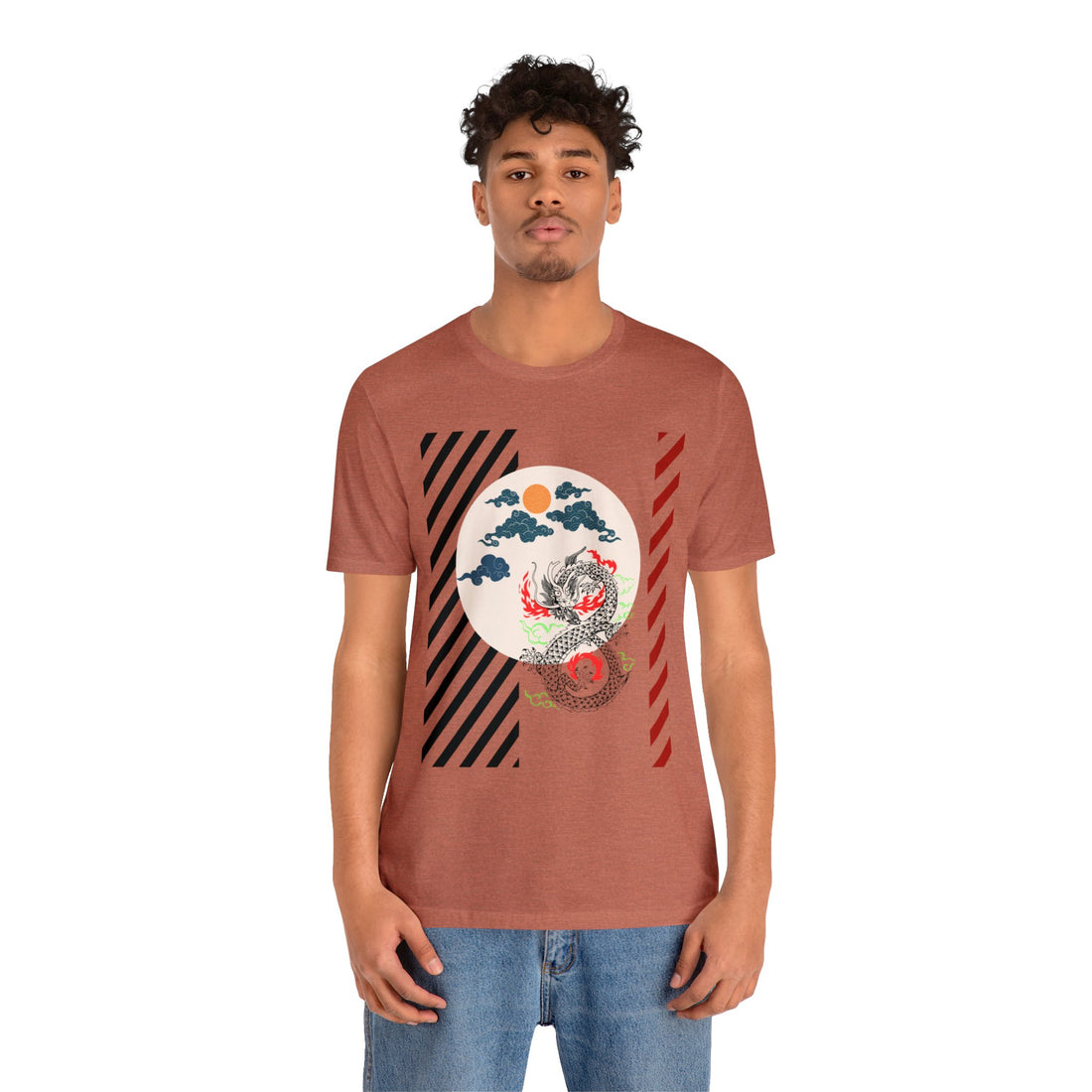 Oriental Dragon Unisex Jersey Tee