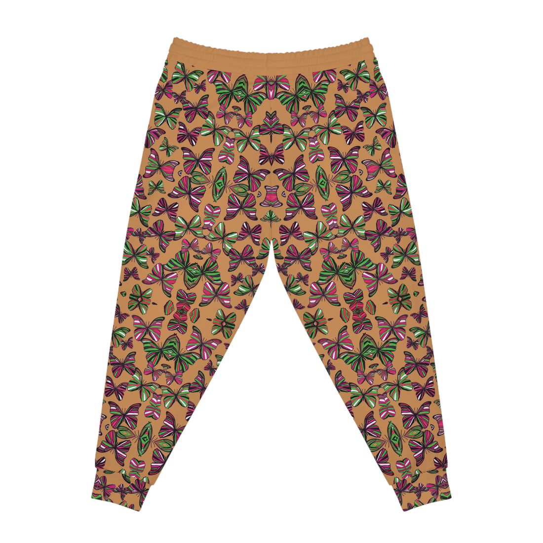 Mocha Butterflies Kaleidoscope AOP Joggers