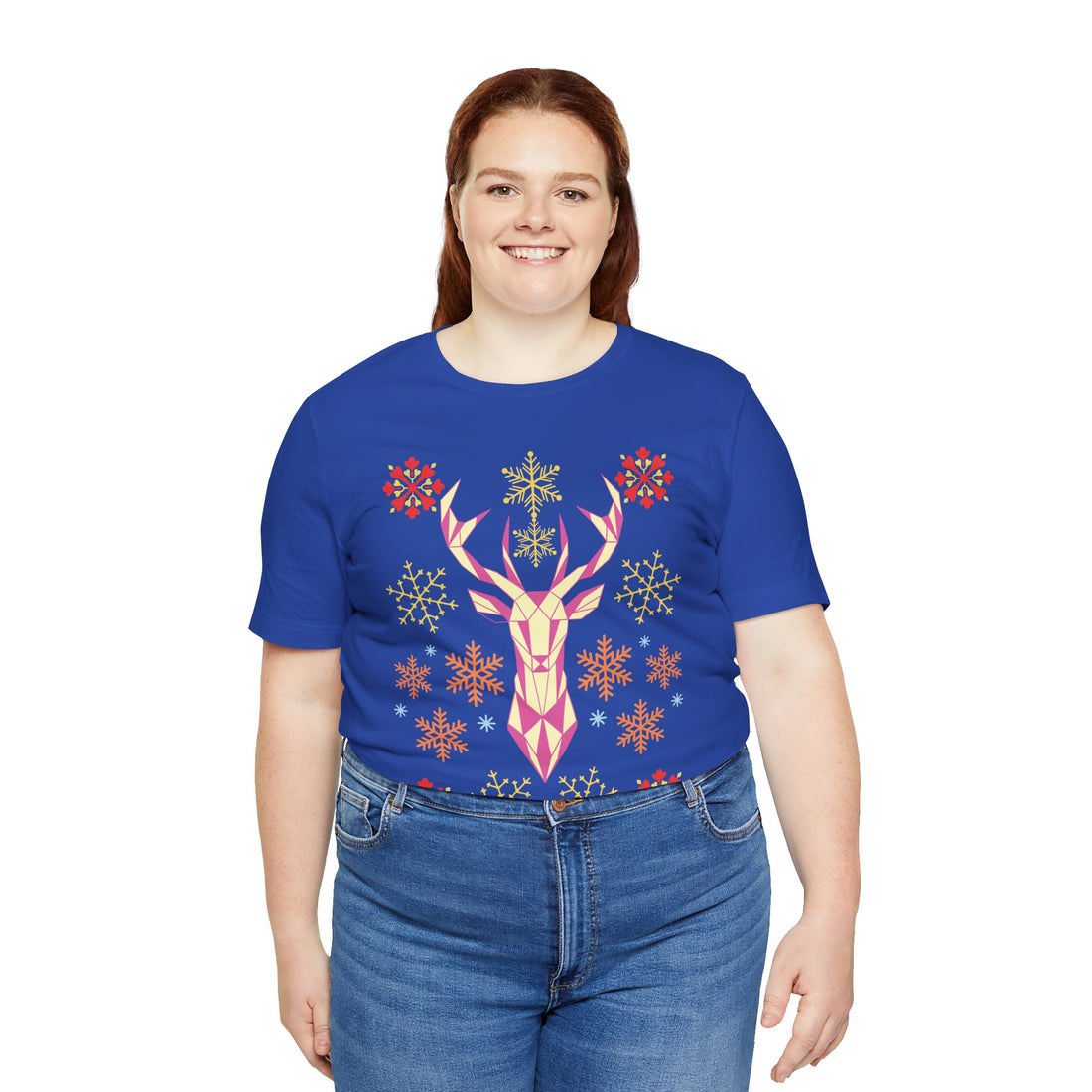 Stag Print Unisex Jersey Tee